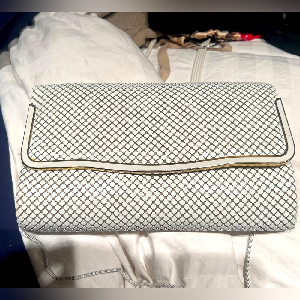 VINTAGE OROTON 💛 GLOMESH WHITE GOLD 💛CHAINMAIL PURSE